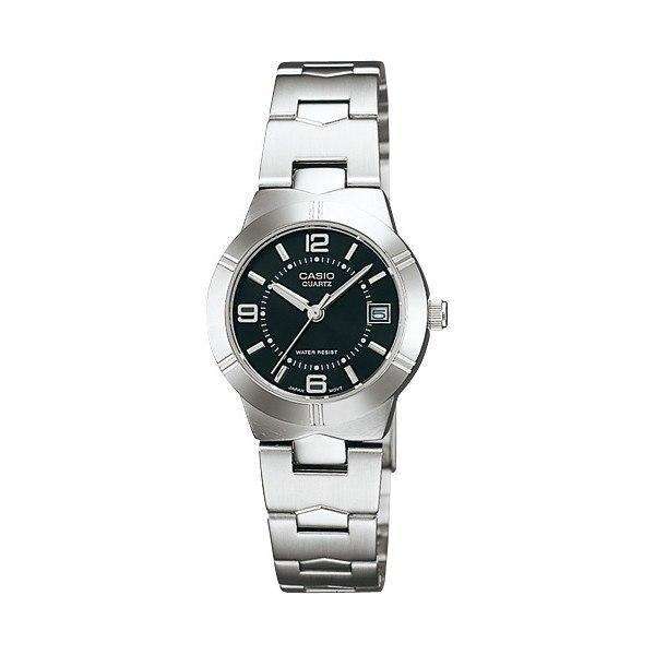 CASIO COLLECTION LADY DATE - BLACK (LTP-1241D-1ADF)