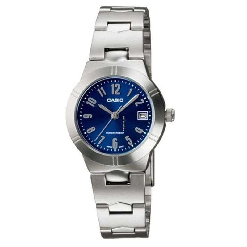 CASIO COLLECTION LADY DATE - BLUE (LTP-1241D-2A2DF)