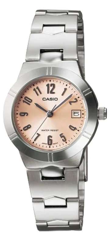 CASIO COLLECTION LADY DATE - ANTIQUE PINK (LTP-1241D-4A3DF)
