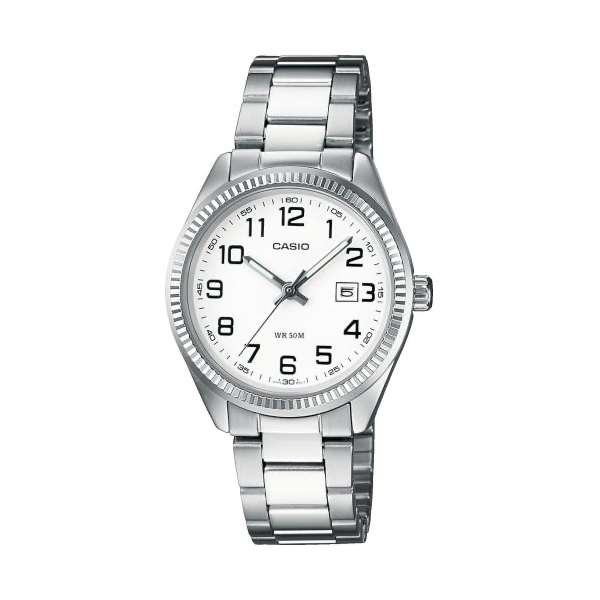 CASIO COLLECTION LADY DATE - WHITE (LTP-1302PD-7BVEG)