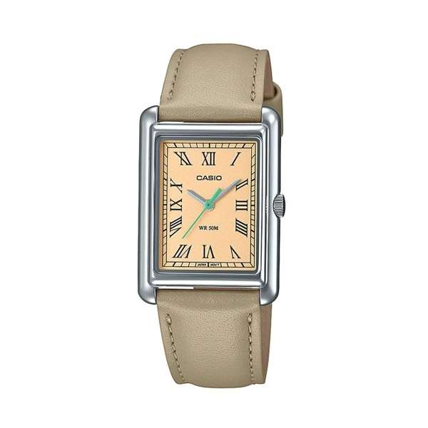 CASIO COLLECTION LADY TANK, LEATHER - CREAM (LTP-B165L-5BVEF)