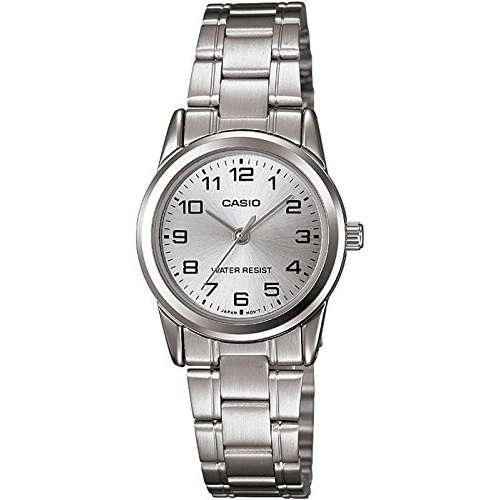 CASIO COLLECTION LADY 3H - SILVER (LTP-V001D-7BUDF)