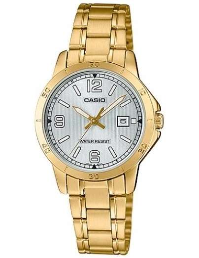 CASIO COLLECTION LADY DATE, GOLD - SILVER (LTP-V004G-7B2UDF)