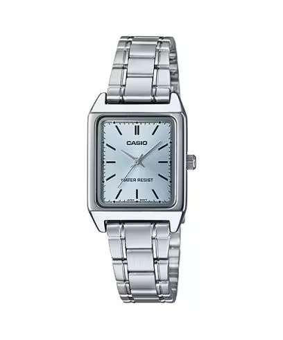 CASIO COLLECTION TANK, METAL ALLOY - LIGHT BLUE (LTP-V007D-2EUDF)