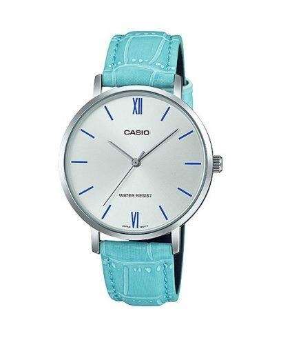 CASIO COLLECTION MINIMAL, LEATHER - ARGENTEE (LTP-VT01L-7B3UDF)