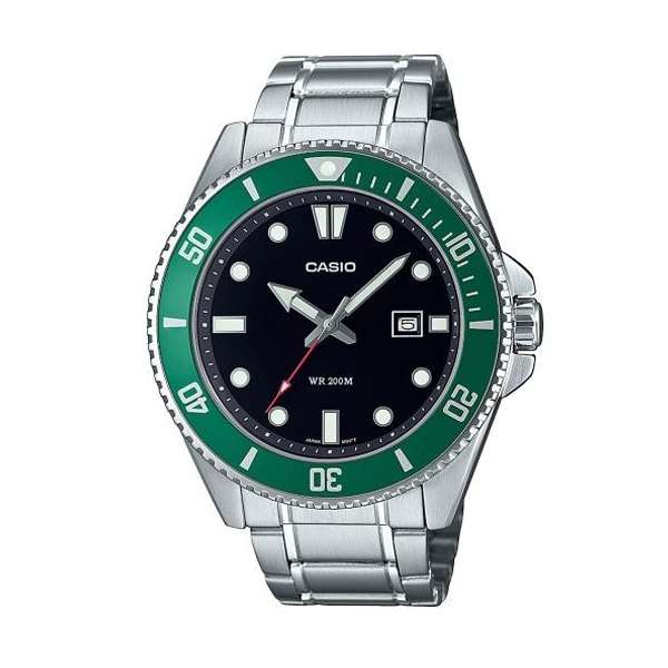 CASIO SPORT DIVER DATE 200M - BLACK (MDV-107D-3AVEF)