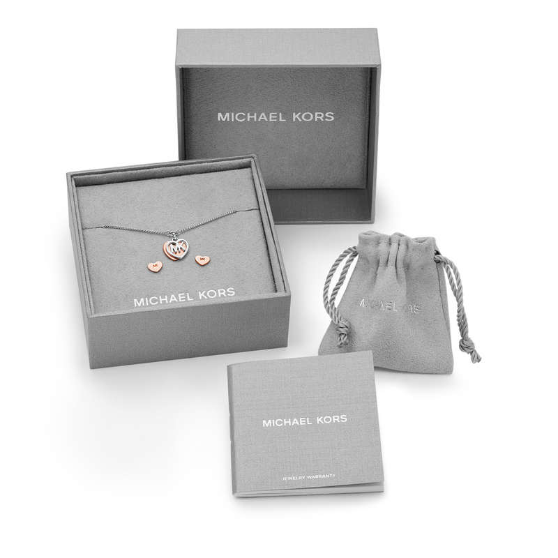 MICHAEL KORS PREMIUM SILVER COLLECTION MKC1257AN931 Special Pack + Earring (MKC1257AN931)