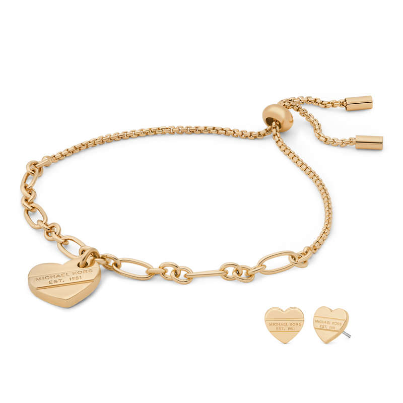 MICHAEL KORS FASHION JEWELS OUTLET Special Pack Bracelet + Earrings (MKJ8371SET)