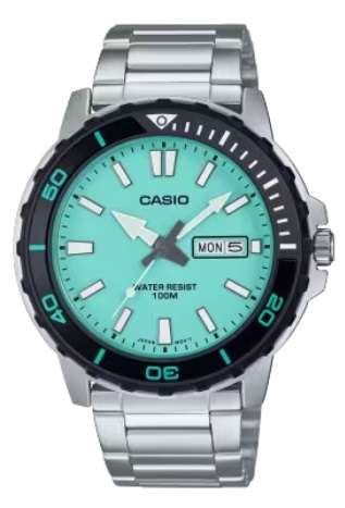 CASIO SPORT DIVER 100M - AQUA GREEN (MTD-125D-2A2VDF)