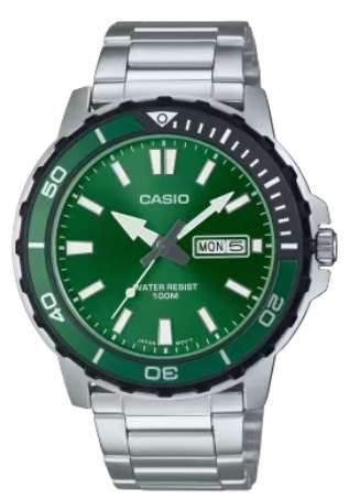 CASIO SPORT  DIVER 100M - FOREST GREEN (MTD-125D-3AVDF)