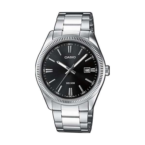 CASIO COLLECTION DATE - BLACK ***SPECIAL PRICE*** (MTP-1302PD-1A1VEF)