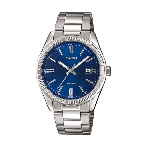 CASIO COLLECTION DATE - NAVY BLUE (MTP-1302PD-2AVEF)