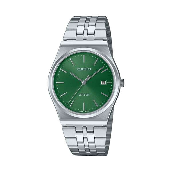 CASIO COLLECTION DATE - EMERALD GREEN (MTP-B145D-3AVEF)