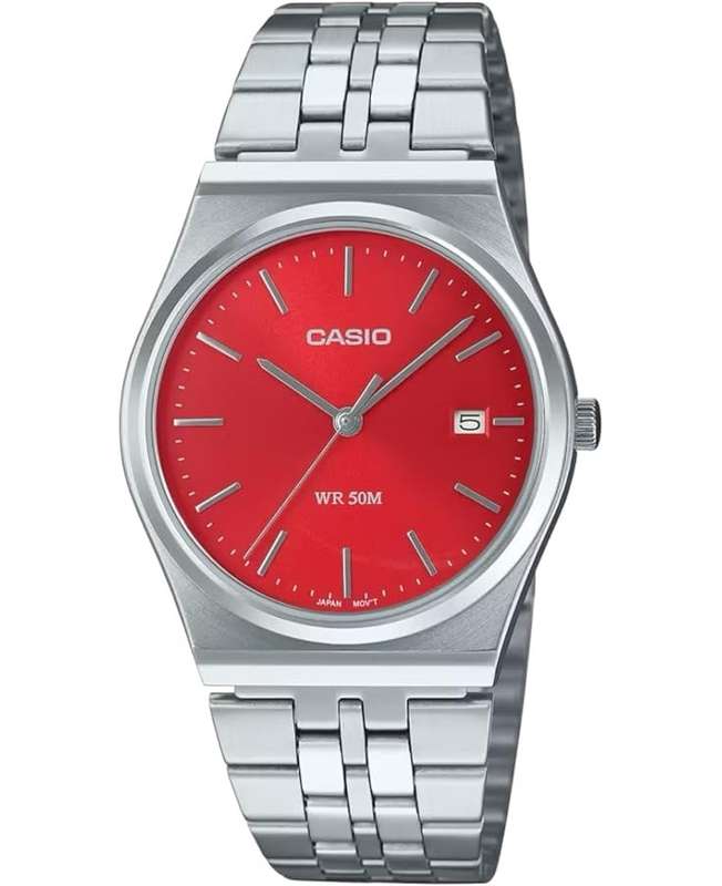 CASIO COLLECTION DATE - RED ***SPECIAL PRICE*** (MTP-B145D-4A2VEF)