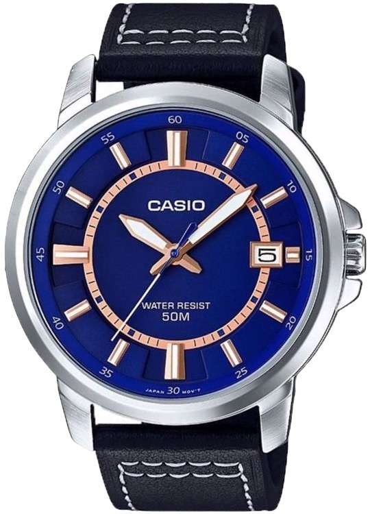 CASIO COLLECTION BOLD - BLUE (MTP-E130L-2A)