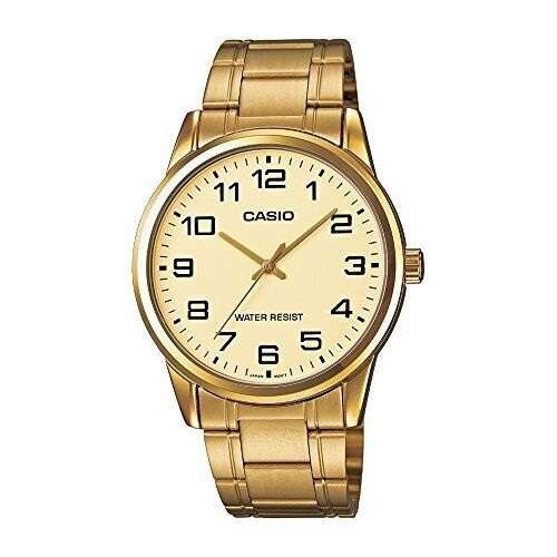 CASIO COLLECTION ONLY TIME, GOLD - CHAMPAGNE (MTP-V001G-9BUDF)