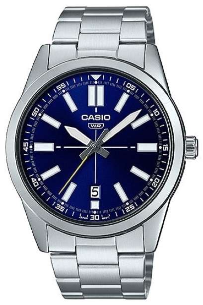 CASIO COLLECTION DATE - BLUE (MTP-VD02D-2EUDF)