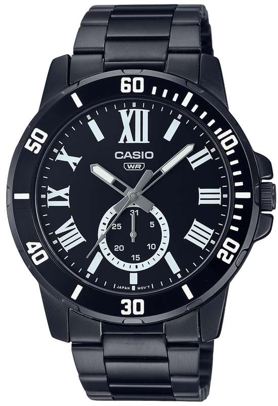CASIO COLLECTION DIVER DATE - BLACK (MTP-VD200B-1BUDF)