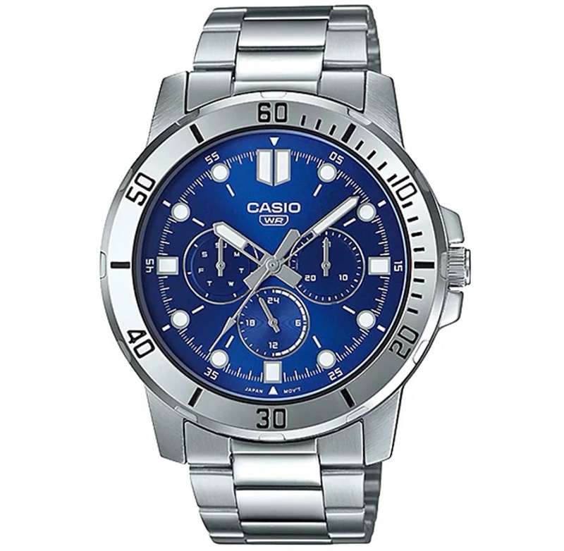 CASIO COLLECTION DIVER MULTIFUCTION - BLUE (MTP-VD300D-2EUDF)