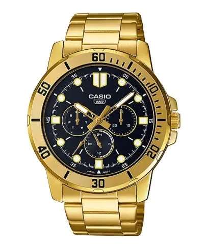 CASIO COLLECTION DIVER MULTIFUCTION - BLACK (MTP-VD300G-1EUDF)
