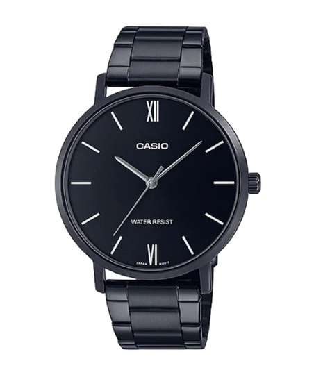 CASIO COLLECTION MINIMAL - FULL BLACK (MTP-VT01B-1BUDF)