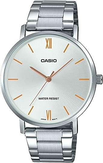 CASIO COLLECTION MINIMAL, METAL - ARGENTEE (MTP-VT01D-7BUDF)