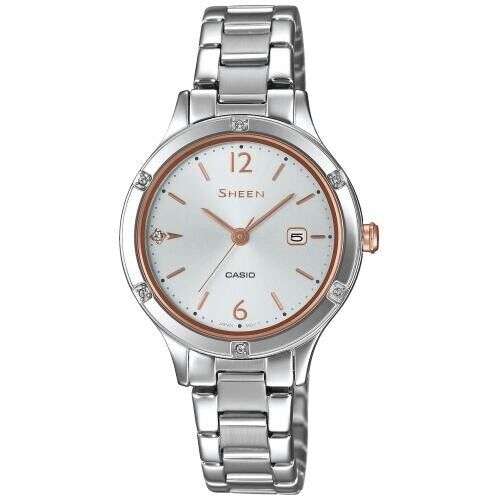 CASIO SHEEN LADY DATE - SILVER ***SPECIAL PRICE*** (SHE-4533D-7AUER)