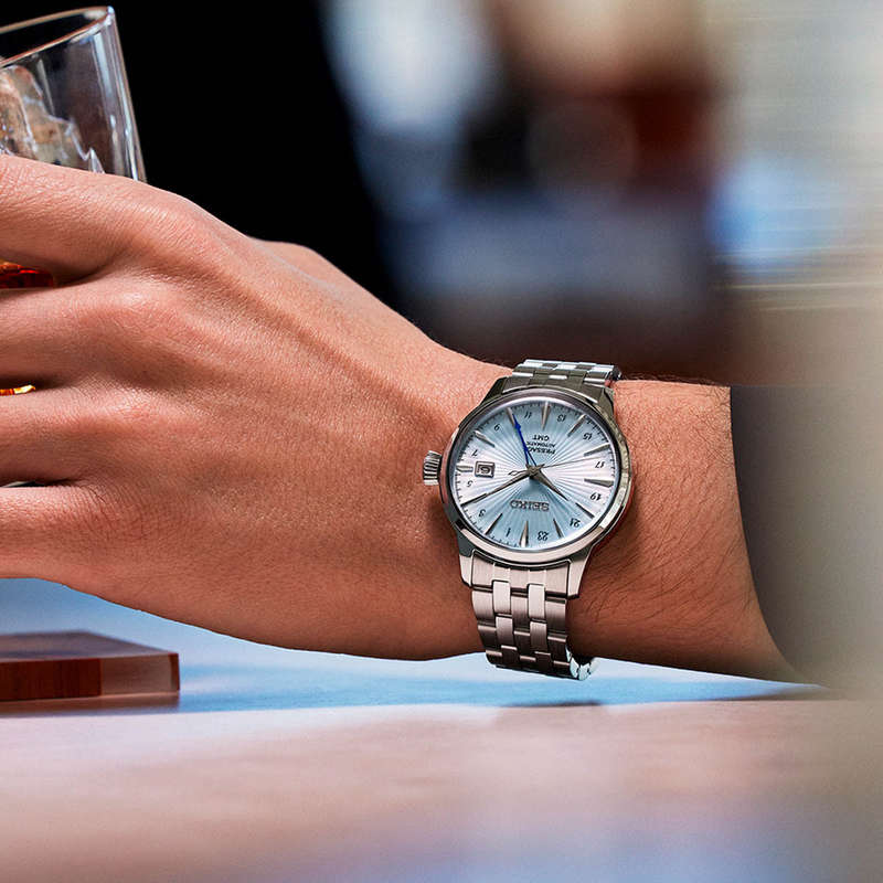 SEIKO PRESAGE COCKTAIL AUTOMATIC - LIGHT BLUE (SSK037J1)