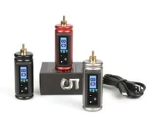 Wireless Tattoo Power Supply RCA Connector for Rotary Pen Machine 1500mah