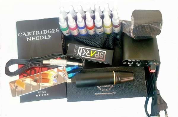 New Tattoo Rotary Pen Machine Kit