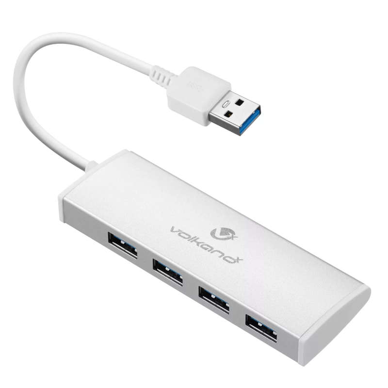 VolkanoX Media Series 4-port USB Hub with Power Adaptor