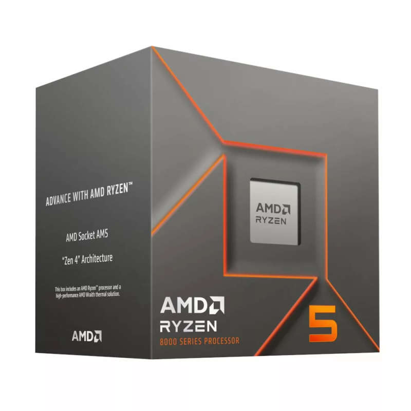 AMD Ryzen 8400F CPU - AMD Ryzen 5 6-core Socket AM5 4.7GHz Processor