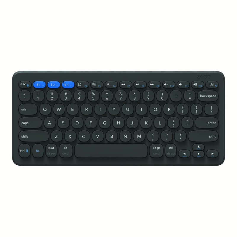 ZAGG Multi-pairing 12-inch Pro Keyboard with Wireless Charging Black