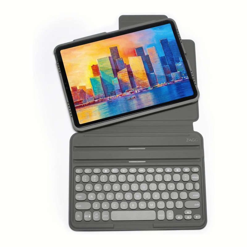 ZAGG Pro Keys Wireless Keyboard and Case for Apple iPad 10.9 Black and Grey