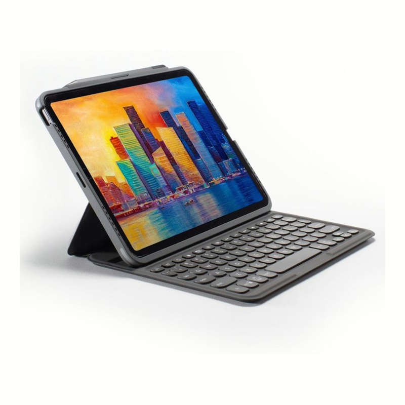 ZAGG Pro Keys Wireless Keyboard and Case for Apple iPad 10.9 Black and Grey