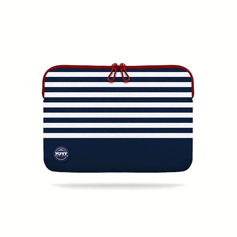 Port Designs La Mariniere 15.6-inch Notebook Sleeve Navy and White