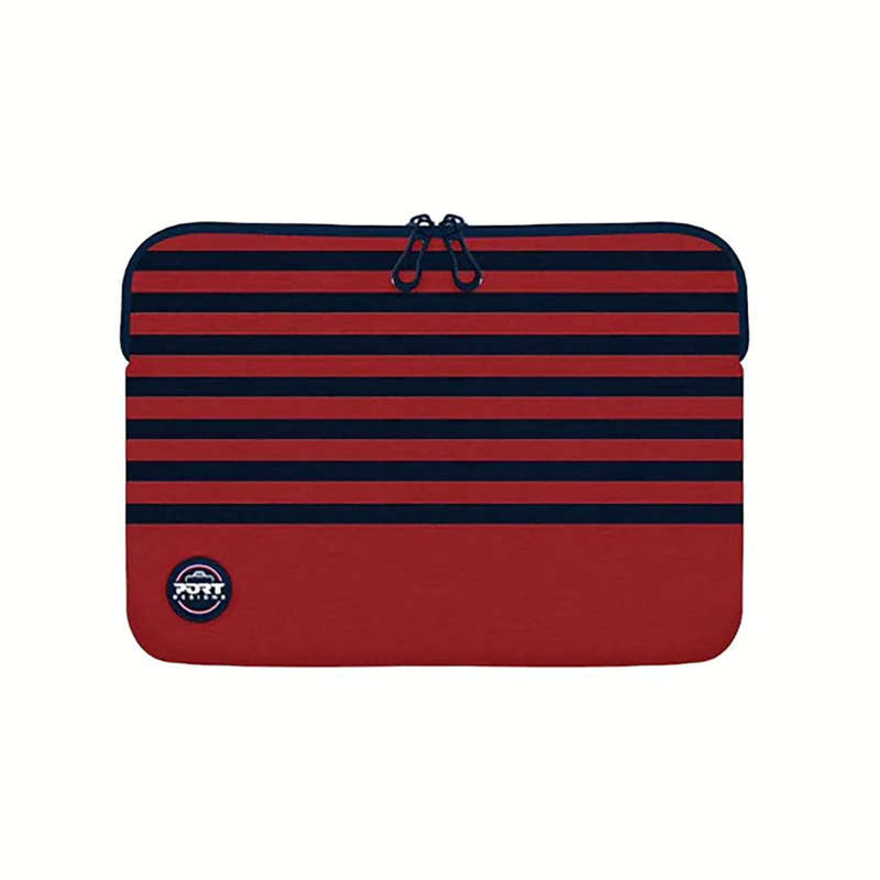 Port Designs La Mariniere 15.6-inch Notebook Sleeve Navy and Red