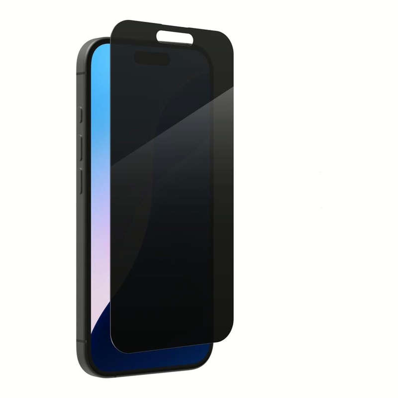 ZAGG InvisibleShield Glass Elite Privacy Screen Protector for Apple iPhone 16/15