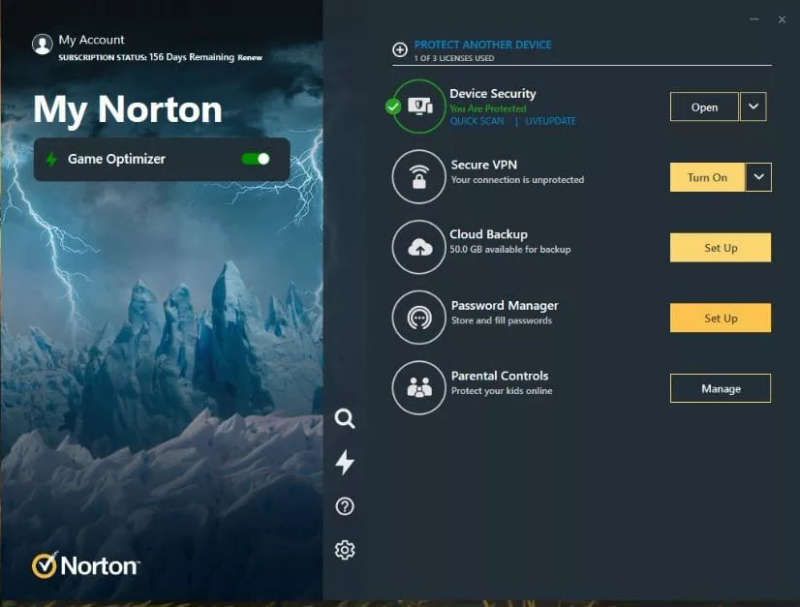 Norton 360 for Gamers for 1x PC Mac Smartphone or Tablet - Single-user 1-year Subscription Download
