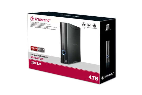 Transcend StoreJet 35T3 4TB External Hard Drive