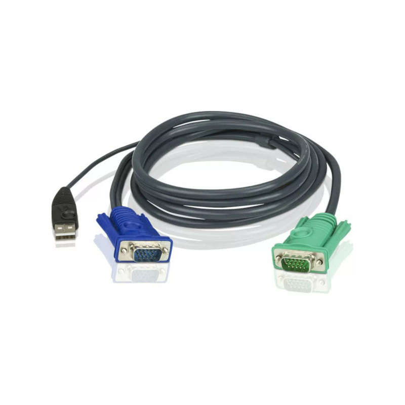 ATEN 2L-5203U USB KVM Cable with 3-in-1 SPHD 3m