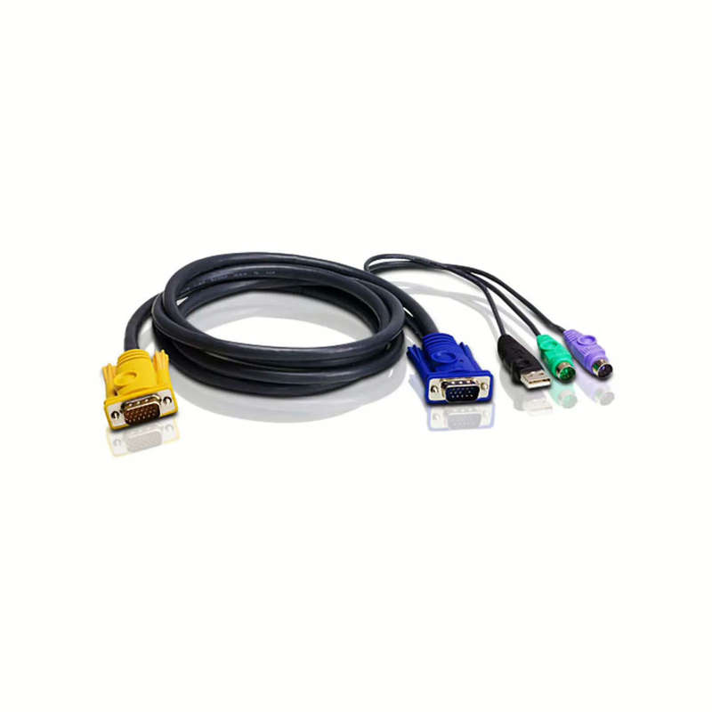 ATEN 2L-5303UP PS/2-USB KVM Cable 3m