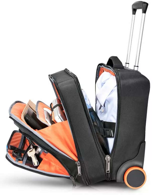 Everki Journey Notebook Trolley Rolling Briefcase 11-inch to 16-inch Adaptable Compartment