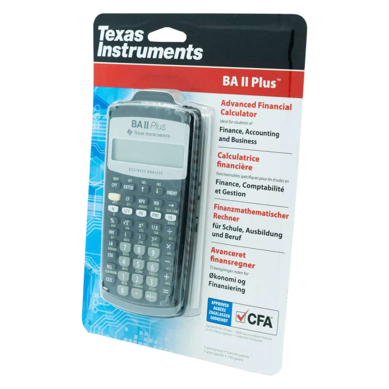 Texas Instruments BA ii Plus Financial Calculator