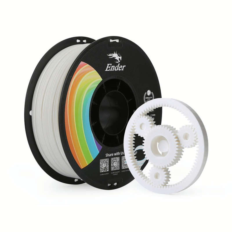 Creality 3D PLA+ Filament 1Kg - White