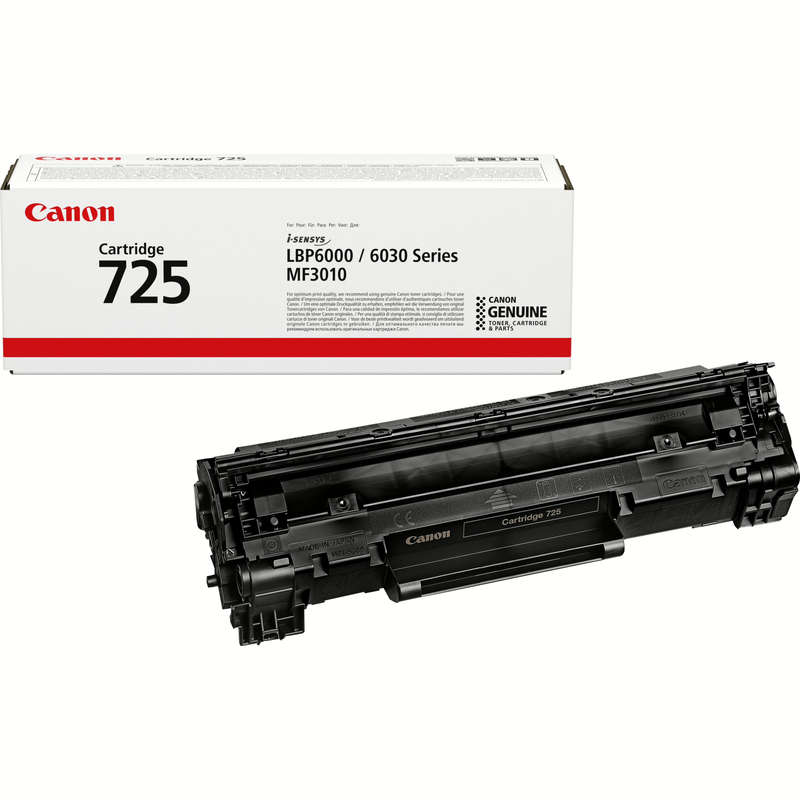 Canon-Toner-CRG 725 BK-LBP6000 /LBP6020 / LBP6020B / LBP6030 / LBP6030B / BLP6030w / MF3010  - Yi...