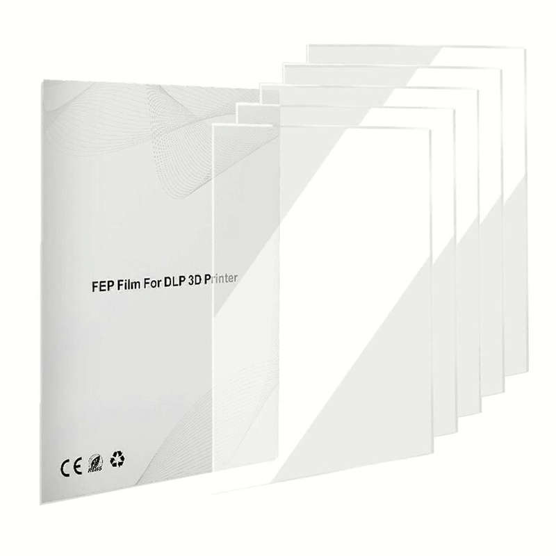 Creality 3D 200 x 140 x 0.15mm Transparent FEP Release Film 5-pack