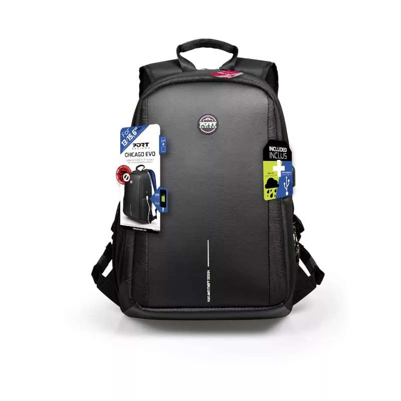 Port Designs CHICAGO EVO BP 13/15.6-inch Notebook Case 15.6-inch Backpack Black