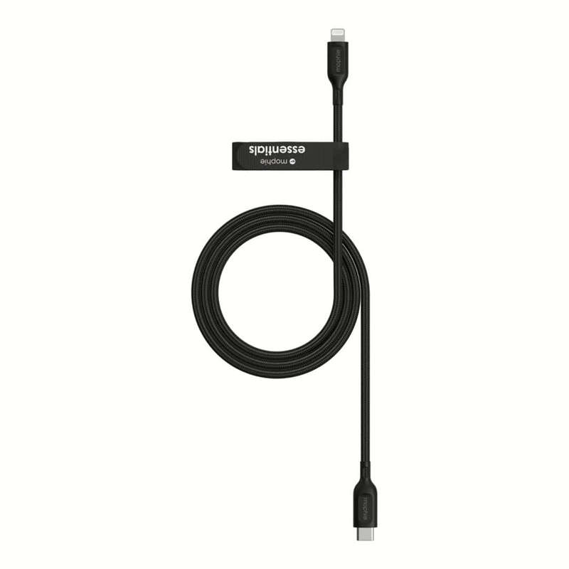ZAGG Mophie 2m Essentials USB-C to Lightning Cable Black 