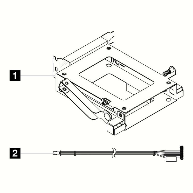 Lenovo ThinkSystem ST50 V3 3rd 3.5-inch HDD Cage Kit